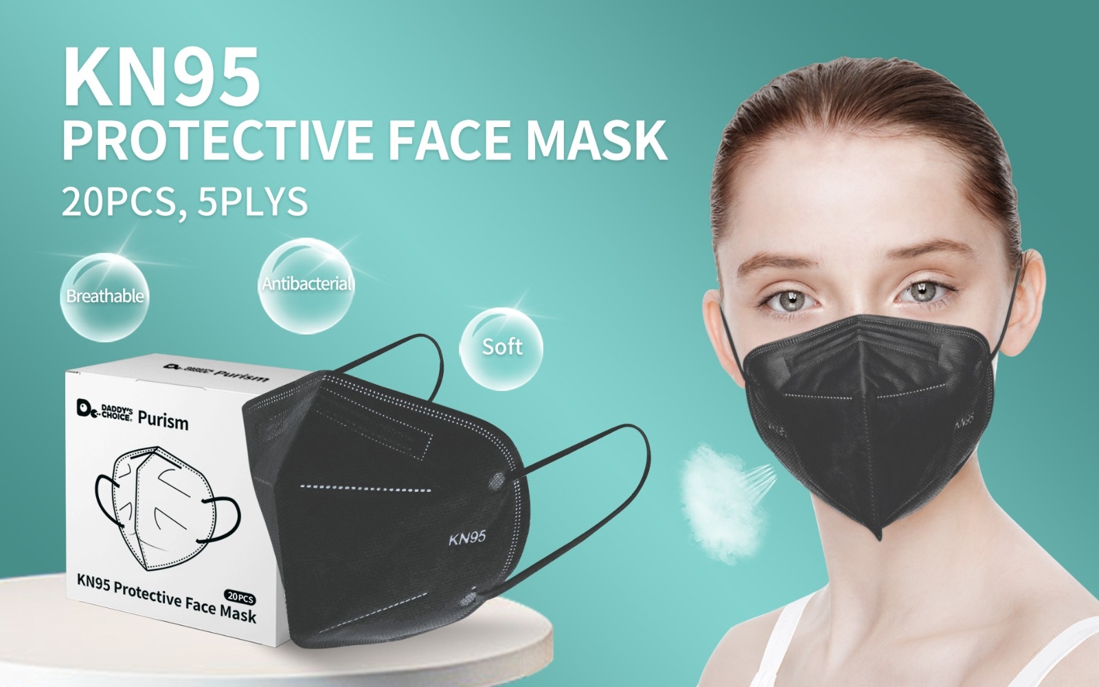 Daddy&#039;s CHOICE Purism  KN95 Protective Face Mask